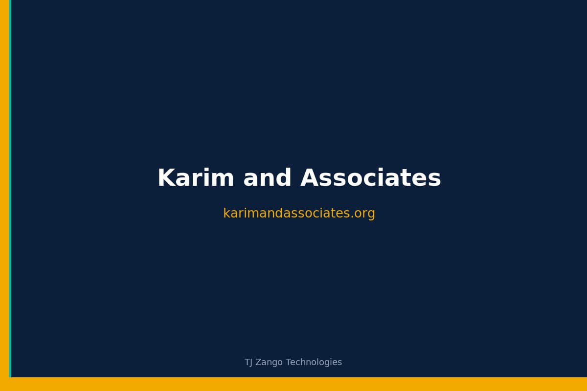Karim and Associates, Karim and Associates