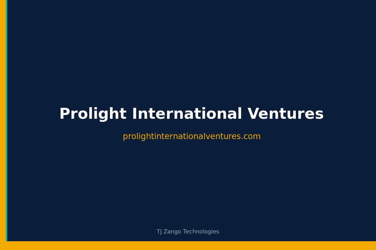 Prolight International Ventures, Prolight International Ventures